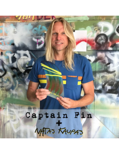 AILERONS LONGBOARD NATAS KAUPAS 10 GREY (CAPTAIN FINS) | Accessoires - Surf | Cendres de Lune - SARL ROBA Ajaccio