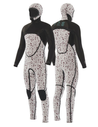 VISSLA NORTH SEAS 5.5-4.5 HOODED FULLSIUT (VISSLA (VA)) | Neoprene - Surf | Cendres de Lune - SARL ROBA Ajaccio