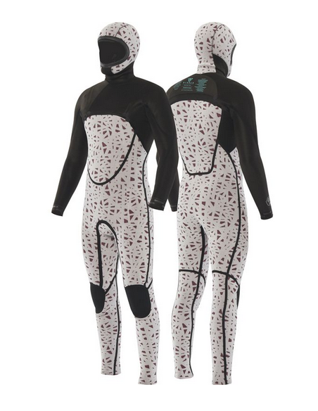 VISSLA NORTH SEAS 5.5-4.5 HOODED FULLSIUT (VISSLA (VA)) | Neoprene - Surf | Cendres de Lune - SARL ROBA Ajaccio