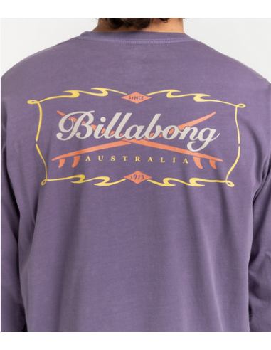 BILLABONG BORN IN 1973 TS-LS PURPLE HAZE (BILLABONG AUTRALIA) | Accessoires - Surf | Cendres de Lune - SARL ROBA Ajaccio