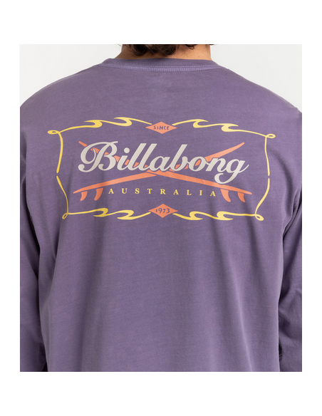 BILLABONG BORN IN 1973 TS-LS PURPLE HAZE (BILLABONG AUTRALIA) | Accessoires - Surf | Cendres de Lune - SARL ROBA Ajaccio