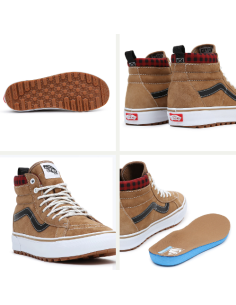 VANS SK8-HI MTE-1 PLAID BROWN/BLACK (VANS) | Pop Up - Surf Concept - Cendres de Lune | Cendres de Lune - SARL ROBA Ajaccio 2