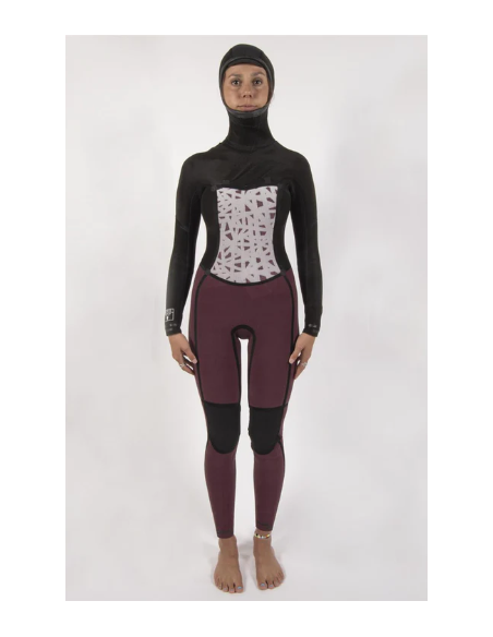 SISSTREVOLUTION 7 SEAS 5/4 HOODED CHEST ZIP FULL WINTER WETSIUT