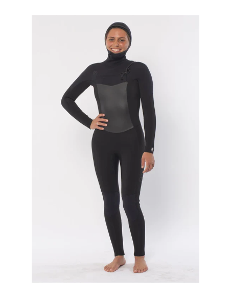 SISSTREVOLUTION 7 SEAS 5/4 HOODED CHEST ZIP FULL WINTER WETSIUT