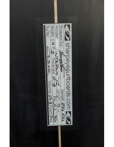 SHARP EYES INFERNO 72 CUSTOM BLACK BOTOM AND DECK