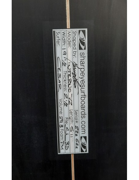 SHARP EYES INFERNO 72 CUSTOM BLACK BOTOM AND DECK