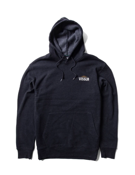 VISSLA COSTAL ECO HOODIE STONE-BLK