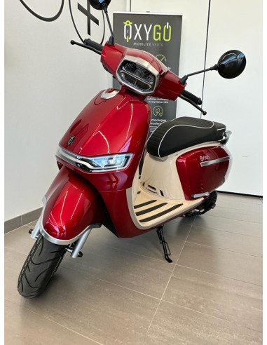 WINGO scooter 100% electrique Bordeaux/beige