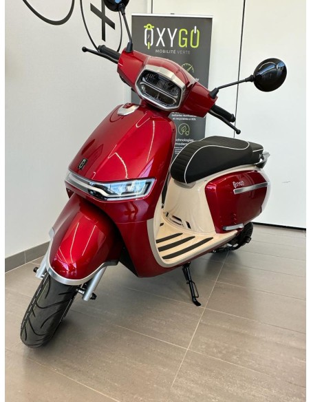 WINGO scooter 100% electrique Bordeaux/beige