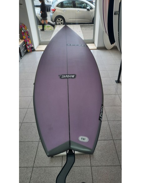 PYZEL SHADOW 6' GREY RAILS AND PURPLE DECK