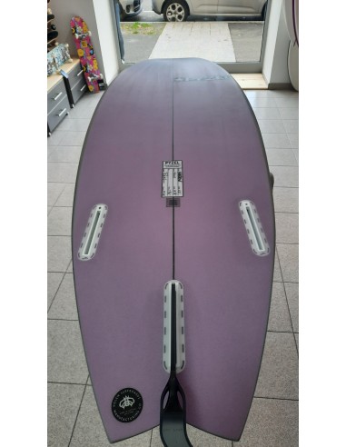 PYZEL SHADOW 6' GREY RAILS AND PURPLE DECK