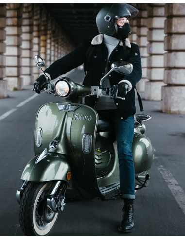 SUPER TANGO vert olive métallisé scooter éléctrique 125 CM3
