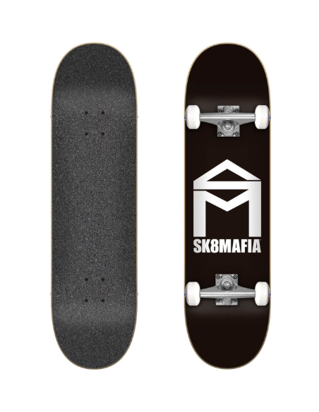 Skateboard Complet SK8 Mafia House Logo Black 7.75"